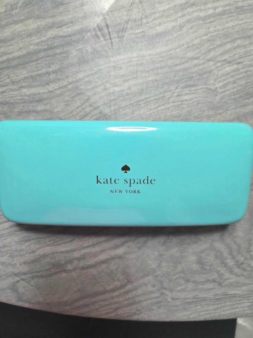 Kate Spade New York Eyeglasses Sunglasses Hard Clamshell Case Green Blue